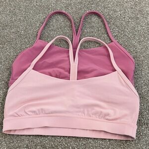 Lululemon flow Y pink set